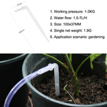 Load image into Gallery viewer, 10pcs FR-258 4/7mm Capillary Transparent Curved Drop Arrow Gardening Micro-Spray Irrigation Arrow