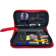 Load image into Gallery viewer, Household Electric Soldering Iron Welding Repair Tool Storage Leather Bag, Leather