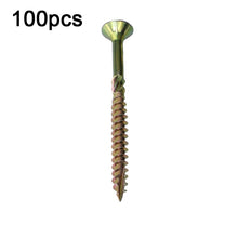 Load image into Gallery viewer, RUITOOL T25 100pcs Woodworking Screws Torx Self Tapping Screws, 5 x 80mm, 4.5 x 60mm, 4.5 x 45mm, 4.5 x 35mm
