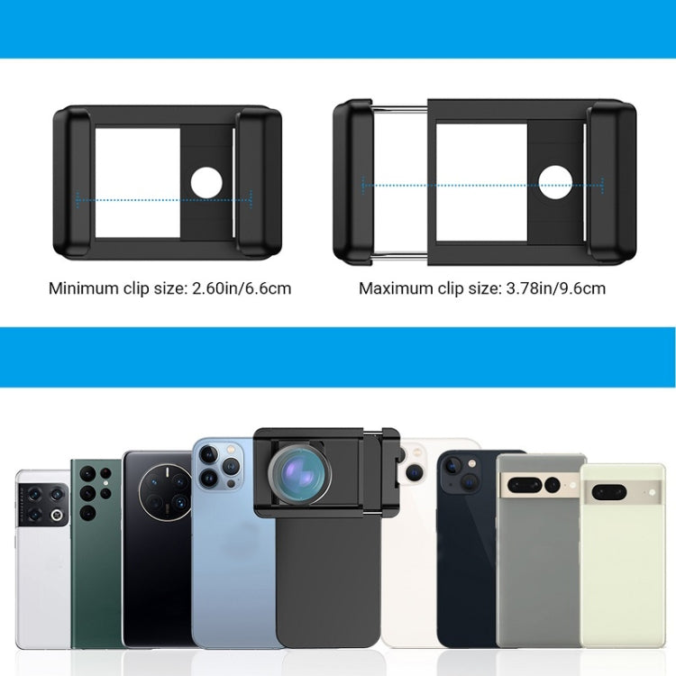 APEXEL CM-HB100CPL HB100mm HD External Macro Mobile Phone Lens with CPL