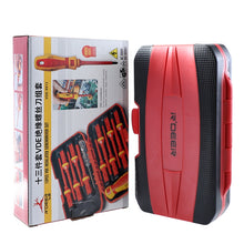 Load image into Gallery viewer, RDEER VDE-9913 13 In 1 Insulated Screwdriver Set Screwdriver Electrician Tools, VDE-9913