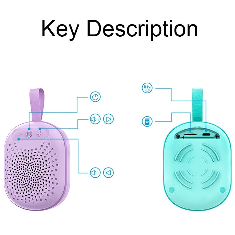 AFK BT-513 TWS Mini Portable RGB Light Bluetooth Speaker 3D Sound Effect Waterproof Bluetooth Audio, BT-513 (Blue), BT-513 (Light Blue), BT-513 (Pink), BT-513 (Green)