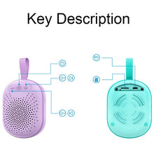 Load image into Gallery viewer, AFK BT-513 TWS Mini Portable RGB Light Bluetooth Speaker 3D Sound Effect Waterproof Bluetooth Audio, BT-513 (Blue), BT-513 (Light Blue), BT-513 (Pink), BT-513 (Green)