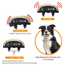 Load image into Gallery viewer, USB Rechargeable Waterproof Dog Bark Collar With Vibration And Beep, Gold