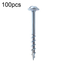 Load image into Gallery viewer, RUITOOL ST4 100pcs Woodworking Slant Hole Screws Half Tooth Self Tapping Phillips Bolt, 25mm, 32mm, 38mm, 50mm, 63mm
