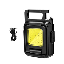 Load image into Gallery viewer, Double Sided COB Flashlight Mini Keychain Light Camping Light, Without Stand, With Stand