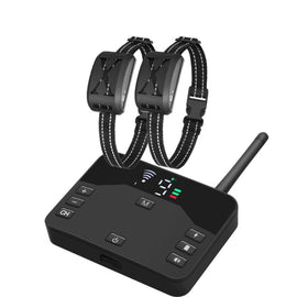 2-In-1 Electric Dog Fence & Remote Training Collar Adjustable Vibration & Shock, For 1 Dog, For 2 Dogs, For 3 Dogs