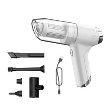Load image into Gallery viewer, SUITU ST-6671 Wireless Car Vacuum Cleaner Small Handheld Blowing and Suction Dual Use, Style:, Basic Model Black, Basic Model White, Basic Model Black+Floor Brush, Basic Model White+Floor Brush, Brushless Silver Gray, Brushless Dark Green              ...