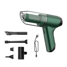Load image into Gallery viewer, SUITU ST-6671 Wireless Car Vacuum Cleaner Small Handheld Blowing and Suction Dual Use, Style:, Basic Model Black, Basic Model White, Basic Model Black+Floor Brush, Basic Model White+Floor Brush, Brushless Silver Gray, Brushless Dark Green              ...