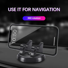 Load image into Gallery viewer, R-2017 Car Mobile Phone Holder 360 Degree Rotatable Swan Stand, Without Number Plates, With Number Plate