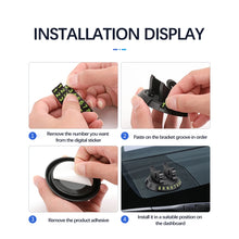 Load image into Gallery viewer, R-2017 Car Mobile Phone Holder 360 Degree Rotatable Swan Stand, Without Number Plates, With Number Plate