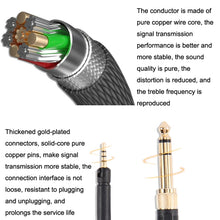 Load image into Gallery viewer, ZS0185 For Sennheiser HD598 / HD558 / HD518 / HD595 Earphone Spring Cable, Cable Length: 1.4m-3m, ZS0185