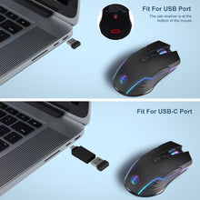 Load image into Gallery viewer, E50 2.4G Wireless Mouse Jiggler Portable Cordless Mouse With 7 Keys