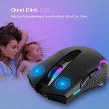 Load image into Gallery viewer, E50 2.4G Wireless Mouse Jiggler Portable Cordless Mouse With 7 Keys