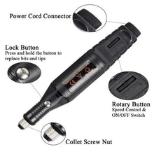 Load image into Gallery viewer, 70pcs/set Mini Electric Speed Adjustable Engraving Pen Micro Electric Drill, EU Plug, US Plug