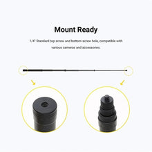 Load image into Gallery viewer, Carbon Fiber Extended Monopod Invisible Selfie Stick For Insta360  / DJI Action / GoPro / Xiao Yi Sports Camera, 1.5m, 3m, 5m