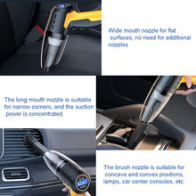 Load image into Gallery viewer, 5 In 1 60W  Double Motor Car Vacuum Cleaner With Blowing Air Pump Pressure Measuring Lighting Function, SUITU ST-6637 Wired, SUITU ST-6637  Wireless Model, SUITU ST-6637 Wired +Toolbox, SUITU ST-6637  Wireless+Toolbox