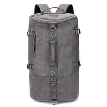 Load image into Gallery viewer, Outdoor Travel Man Canvas Double Shoulder Backpack Student Schoolbag