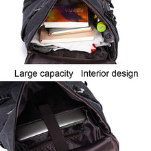 Load image into Gallery viewer, Outdoor Travel Man Canvas Double Shoulder Backpack Student Schoolbag