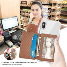 Load image into Gallery viewer, Multifunctional Mobile Phone Back Sticker Card Bag with Bracket Function