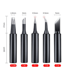 Load image into Gallery viewer, 5-in-1 Universal 936 Soldering Station Solder Iron Welding Tip Head Set, Black, Class A Black