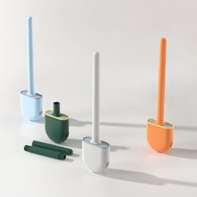 Load image into Gallery viewer, Soft Rubber Toilet Brush Clamp No Dead Space Cleaning Brush, Drain, Leakage