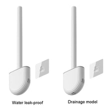 Load image into Gallery viewer, Soft Rubber Toilet Brush Clamp No Dead Space Cleaning Brush, Drain, Leakage