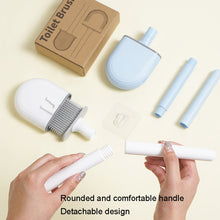 Load image into Gallery viewer, Soft Rubber Toilet Brush Clamp No Dead Space Cleaning Brush, Drain, Leakage