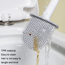 Load image into Gallery viewer, Soft Rubber Toilet Brush Clamp No Dead Space Cleaning Brush, Leakage