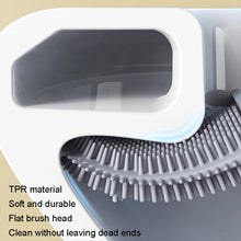 Load image into Gallery viewer, Soft Rubber Toilet Brush Clamp No Dead Space Cleaning Brush, Leakage