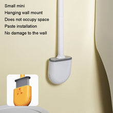Load image into Gallery viewer, Soft Rubber Toilet Brush Clamp No Dead Space Cleaning Brush, Drain, Leakage