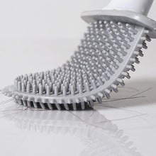 Load image into Gallery viewer, Soft Rubber Toilet Brush Clamp No Dead Space Cleaning Brush, Drain, Leakage