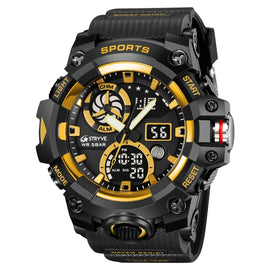 STRYVE S8027 Sports Multifunctional Luminous Dual Display Chronograph Student Watch