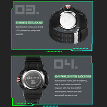 Load image into Gallery viewer, STRYVE S8027 Sports Multifunctional Luminous Dual Display Chronograph Student Watch