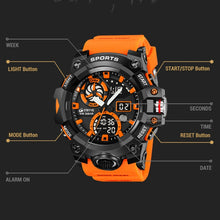 Load image into Gallery viewer, STRYVE S8027 Sports Multifunctional Luminous Dual Display Chronograph Student Watch