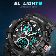 Load image into Gallery viewer, STRYVE S8027 Sports Multifunctional Luminous Dual Display Chronograph Student Watch