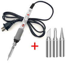 Load image into Gallery viewer, 100W 220V High-power Electric Soldering Iron Adjustable Temperature Soldering Tool CN Plug, 1pc, 2pcs Set 1, 2pcs Set 2, 4pcs Set