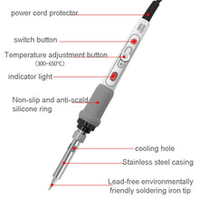 Load image into Gallery viewer, 100W 220V High-power Electric Soldering Iron Adjustable Temperature Soldering Tool CN Plug, 1pc, 2pcs Set 1, 2pcs Set 2, 4pcs Set