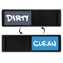 Load image into Gallery viewer, Dishwasher Magnet Clean Dirty Sign Double-Sided Refrigerator Magnet, Silver-Blue Gray, Black-Blue Gray, Silver-Black and White, Black-Black and White, Silver- Cat Claw), Turkish, Black Cat Claw, Black Love, Silver Love, Silver Gray White, Black Gray   ...