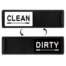 Load image into Gallery viewer, Dishwasher Magnet Clean Dirty Sign Double-Sided Refrigerator Magnet, Silver-Blue Gray, Black-Blue Gray, Silver-Black and White, Black-Black and White, Silver- Cat Claw), Turkish, Black Cat Claw, Black Love, Silver Love, Silver Gray White, Black Gray   ...