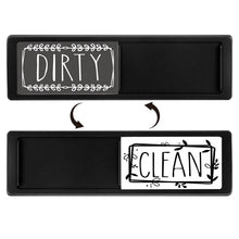 Load image into Gallery viewer, Dishwasher Magnet Clean Dirty Sign Double-Sided Refrigerator Magnet, Silver-Blue Gray, Black-Blue Gray, Silver-Black and White, Black-Black and White, Silver- Cat Claw), Turkish, Black Cat Claw, Black Love, Silver Love, Silver Gray White, Black Gray   ...