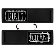 Load image into Gallery viewer, Dishwasher Magnet Clean Dirty Sign Double-Sided Refrigerator Magnet, Silver-Blue Gray, Black-Blue Gray, Silver-Black and White, Black-Black and White, Silver- Cat Claw), Turkish, Black Cat Claw, Black Love, Silver Love, Silver Gray White, Black Gray   ...