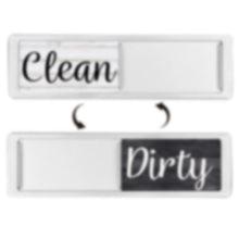 Load image into Gallery viewer, Dishwasher Magnet Clean Dirty Sign Double-Sided Refrigerator Magnet, Silver-Blue Gray, Black-Blue Gray, Silver-Black and White, Black-Black and White, Silver- Cat Claw), Turkish, Black Cat Claw, Black Love, Silver Love, Silver Gray White, Black Gray   ...