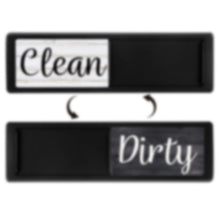 Load image into Gallery viewer, Dishwasher Magnet Clean Dirty Sign Double-Sided Refrigerator Magnet, Silver-Blue Gray, Black-Blue Gray, Silver-Black and White, Black-Black and White, Silver- Cat Claw), Turkish, Black Cat Claw, Black Love, Silver Love, Silver Gray White, Black Gray   ...