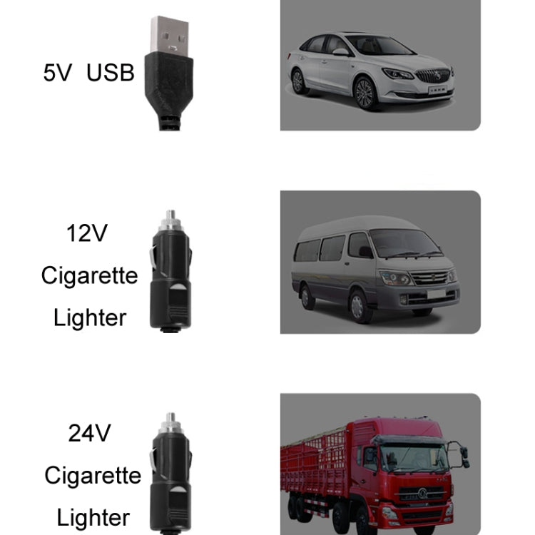 F611 Rotatable Multi-angle Air Supply Car Silent Fan
