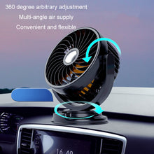 Load image into Gallery viewer, F611 Rotatable Multi-angle Air Supply Car Silent Fan