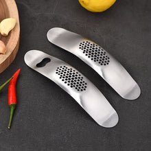 Load image into Gallery viewer, WGKT0089 430 Stainless Steel Boat Shaped Garlic Grinder Manual Garlic Press Tools Kitchen Gadgets, Garlic Grinder(Style 1), Garlic Grinder(Style 2)