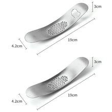 Load image into Gallery viewer, WGKT0089 430 Stainless Steel Boat Shaped Garlic Grinder Manual Garlic Press Tools Kitchen Gadgets, Garlic Grinder(Style 1), Garlic Grinder(Style 2)
