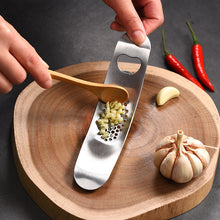 Load image into Gallery viewer, WGKT0089 430 Stainless Steel Boat Shaped Garlic Grinder Manual Garlic Press Tools Kitchen Gadgets, Garlic Grinder(Style 1), Garlic Grinder(Style 2)