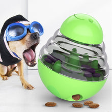 Load image into Gallery viewer, 056DT Puzzle Training Pet Food Leakage Toy Tumbler Ball Dog Toy, Tumbler Ball(Lake Blue), Tumbler Ball(Yellow), Tumbler Ball(Green), Tumbler Ball(Red)